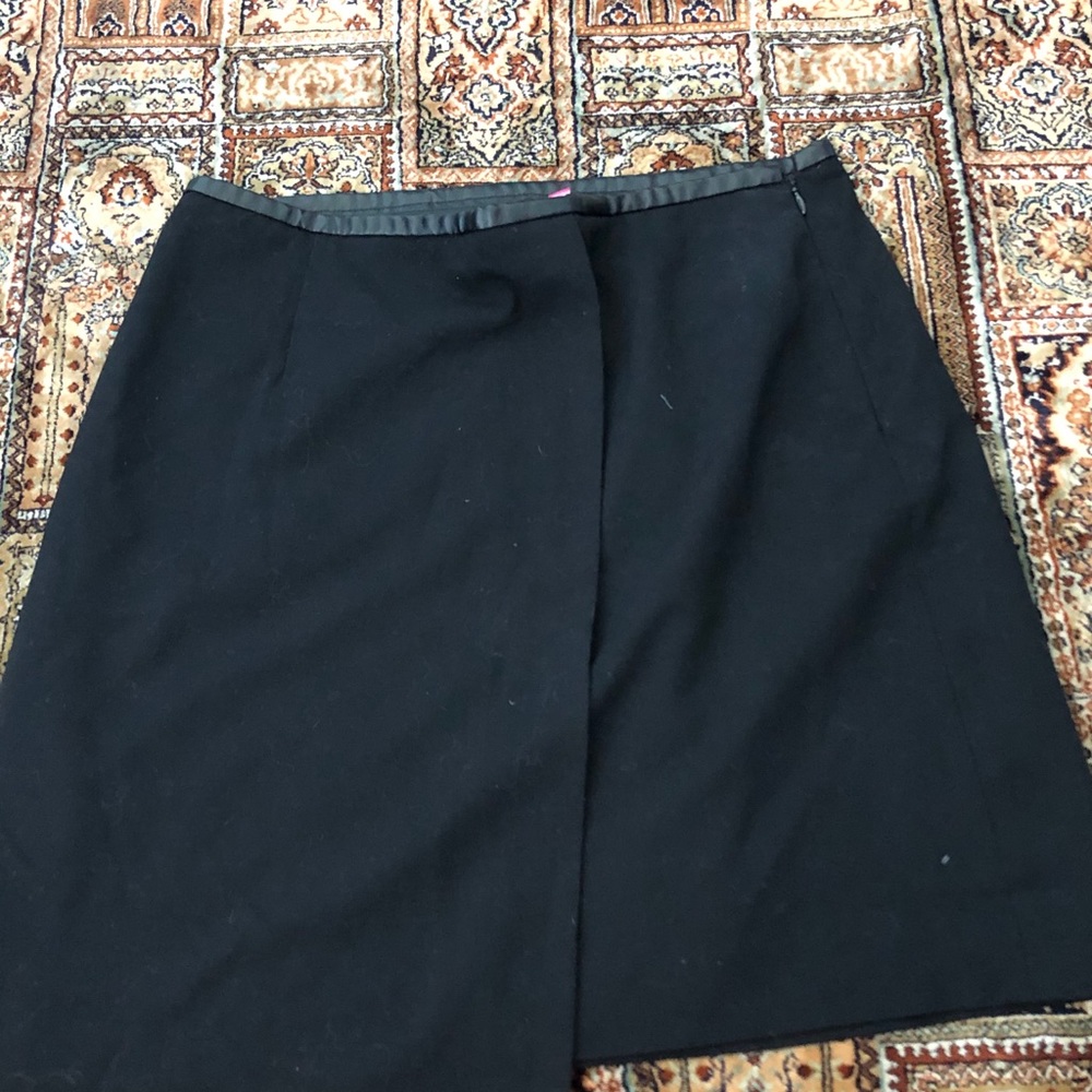 vince camuto wrap mini skirt